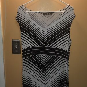 Black and white Patterned dress